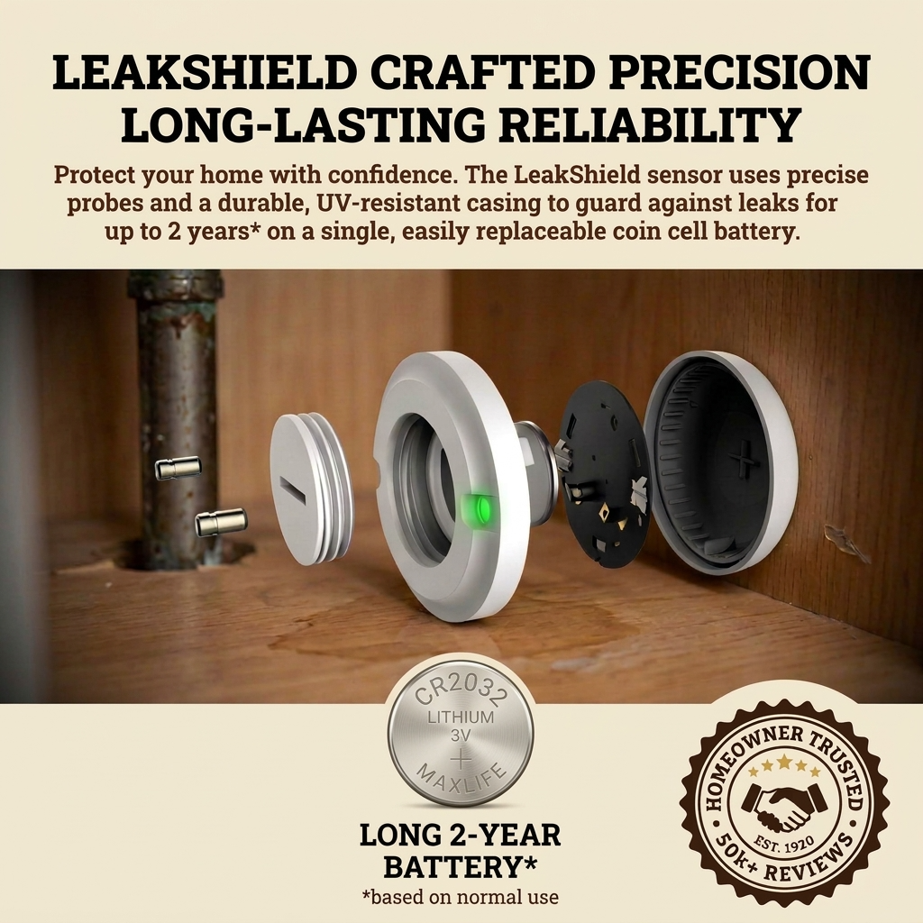 LeakShield Guardian — First Drop Water Leak Sensor